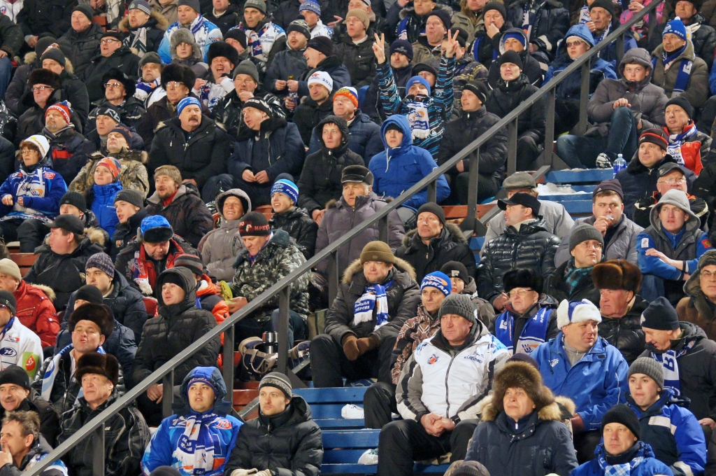 Болельщики "Байкал-Энергии", Фото с места события собственное