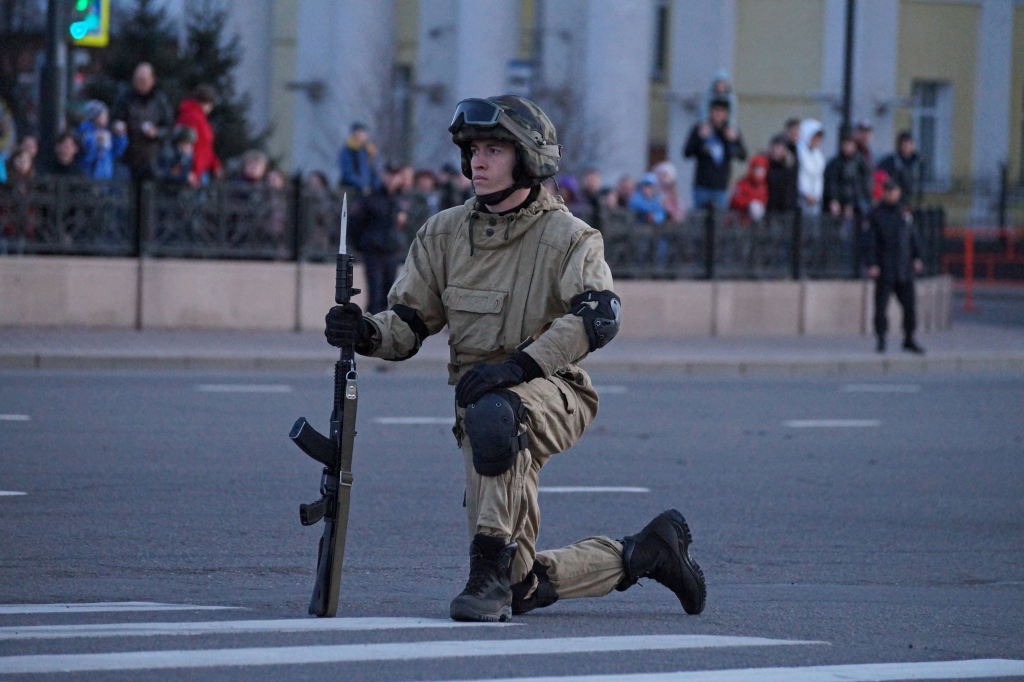 Военные, Фото с места события собственное