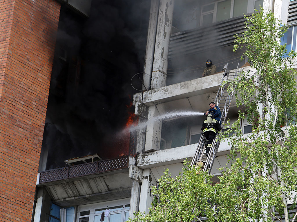 Пожар в доме