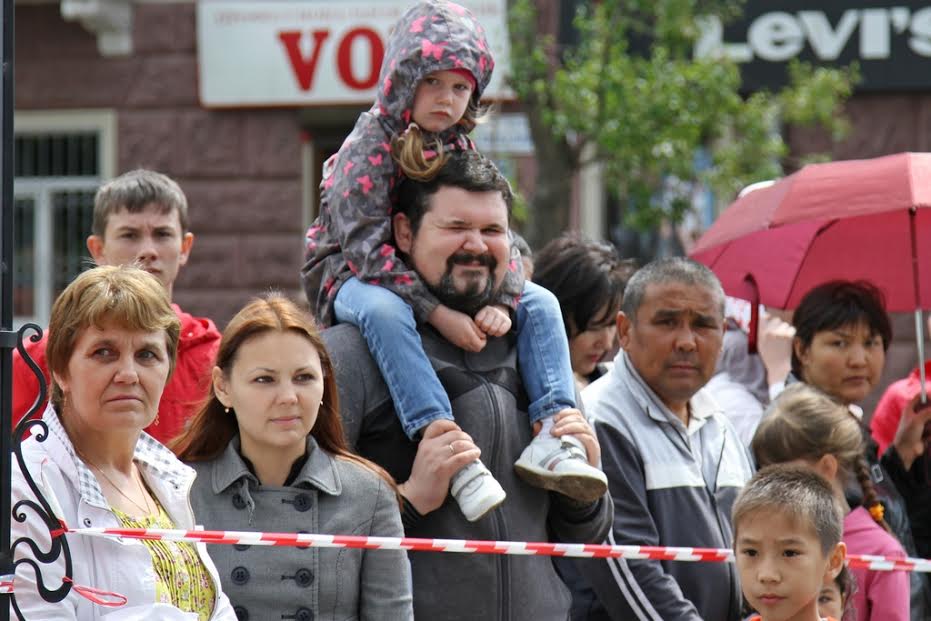 Дождь не спугнул зрителей
