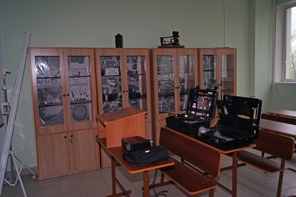 Лаборатория криминалистики в Сибирской академии права, экономики и управления