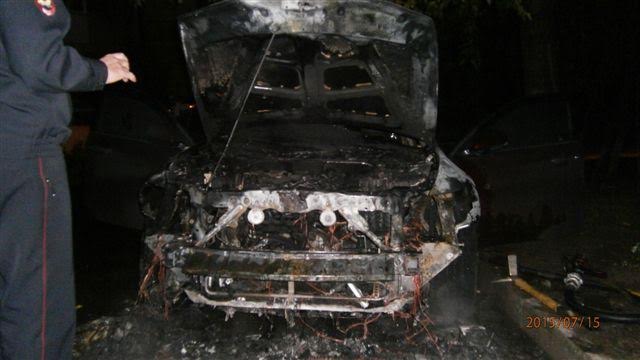 Сгоревшая Honda Accord