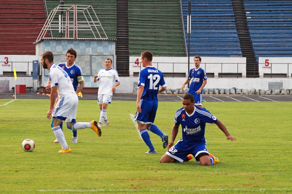 Футбольный матч в столице Приангарья