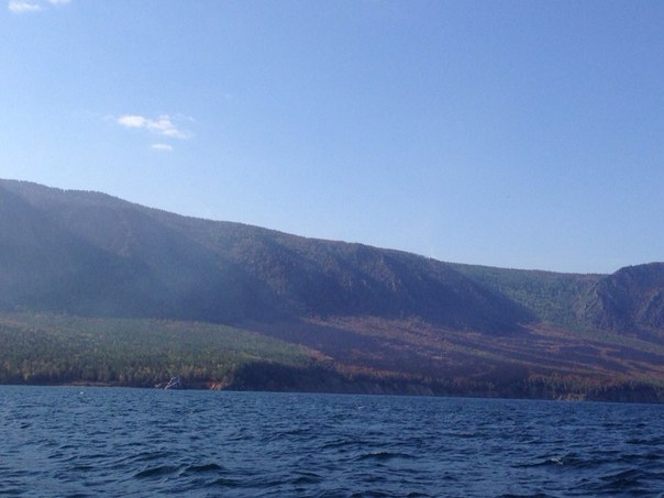 Пожар на Байкале