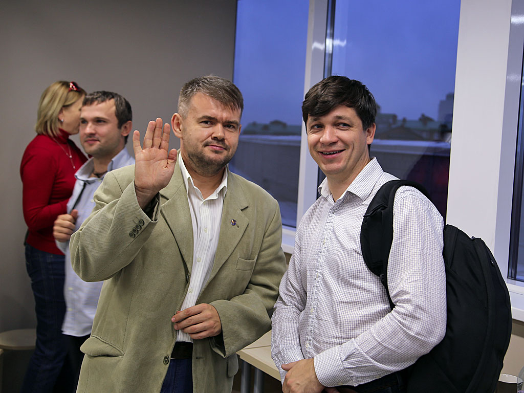 Евгений Семенов и Сергей Маяренков