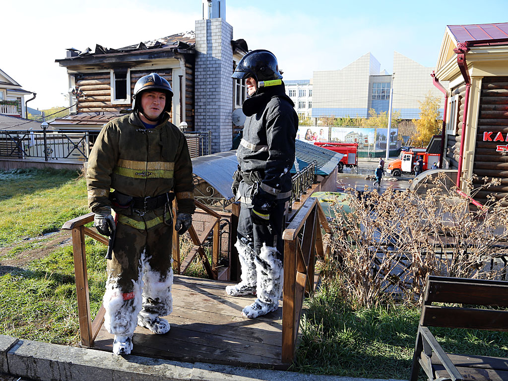 Пожар тушили несколько часов