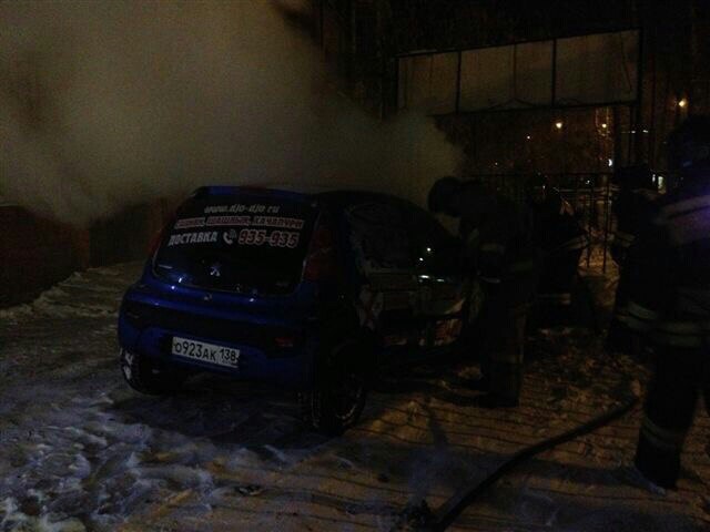 Возгорание в Иркутске Пресс-служба ГУ МЧС России по Иркутской области