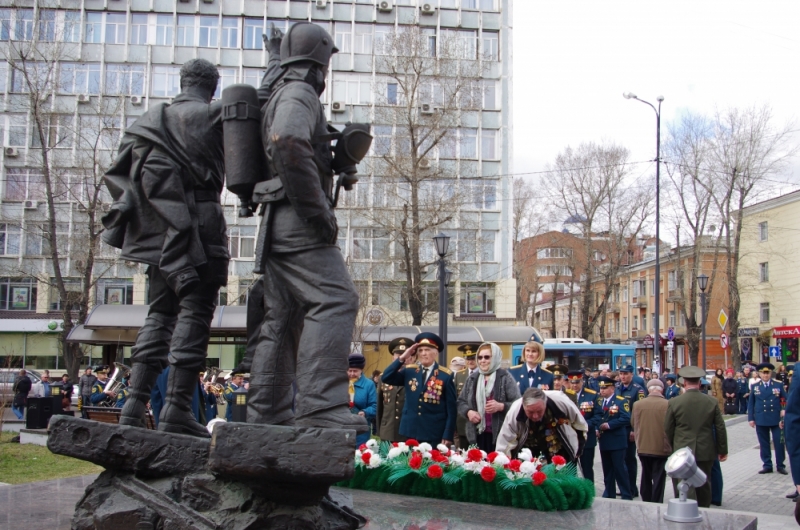 День пожарной охраны в Иркутске
