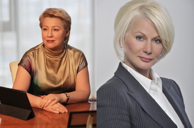 Марина Седых (слева) и Нина Чекотова (справа)  С официального сайта Законодательного собрания Иркутской области 