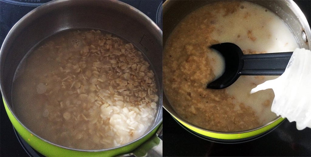 Варим овсяные хлопья