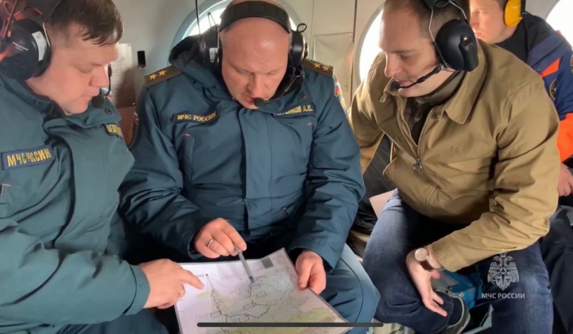 Глава МЧС России прибыл для оценки паводковой обстановки в Катангском районе