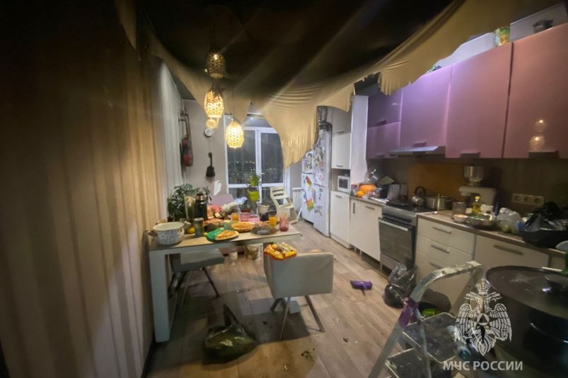 Мужчина спас от пожара квартиру в ЖК 