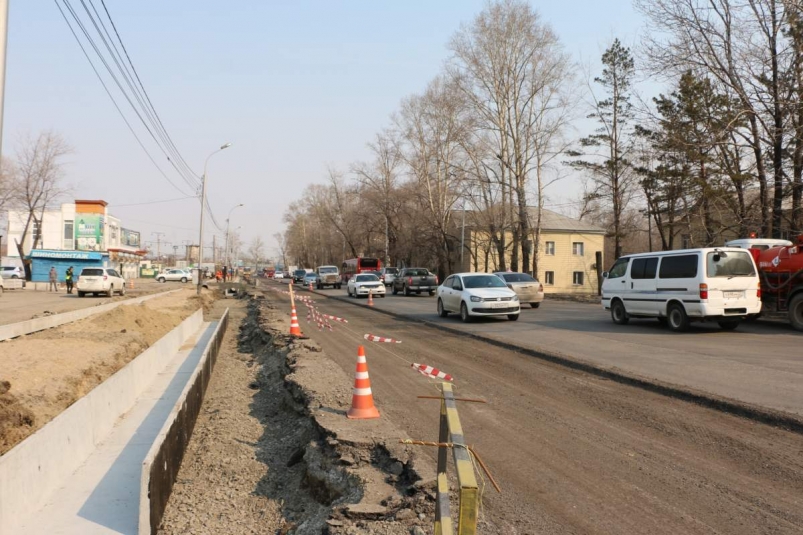 Проспект 60-летия Октября в Хабаровске ожидает масштабный ремонт