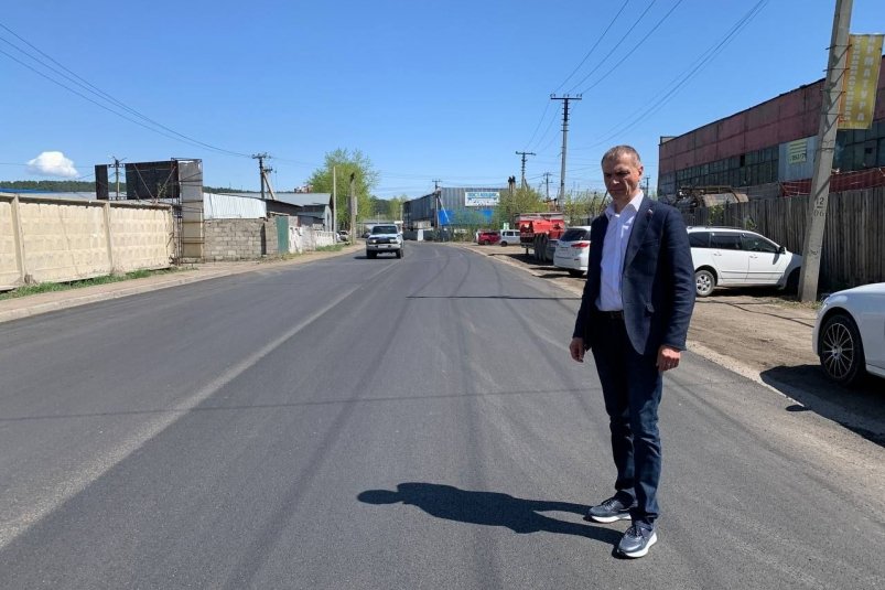 В избирательных округах депутатов думы Иркутска идет ремонт дорог