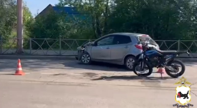 Мотоциклист пострадал в ДТП с иномаркой в Черемхове
