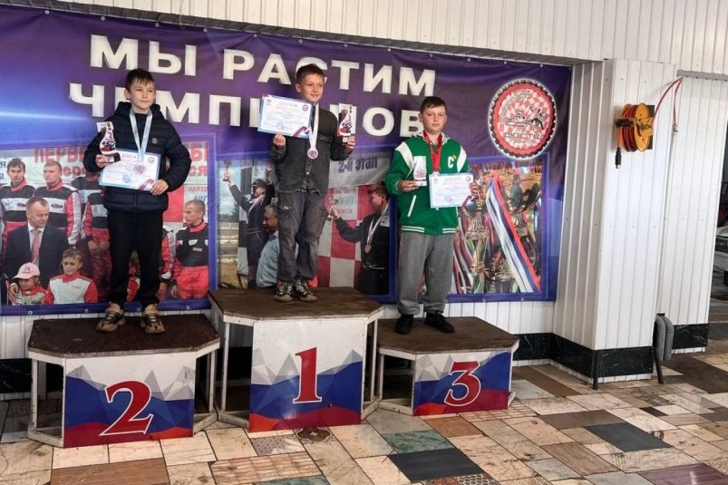 Юные картингисты Приангарья участвовали в соревнованиях кубка "Единой России"