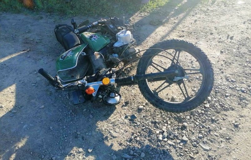 В Усольском районе 15-летний мотоциклист и его пассажир пострадали в ДТП с иномаркой