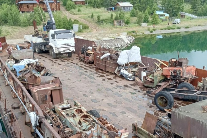 Крупная свалка ликвидирована в бухте Заворотная на Байкале