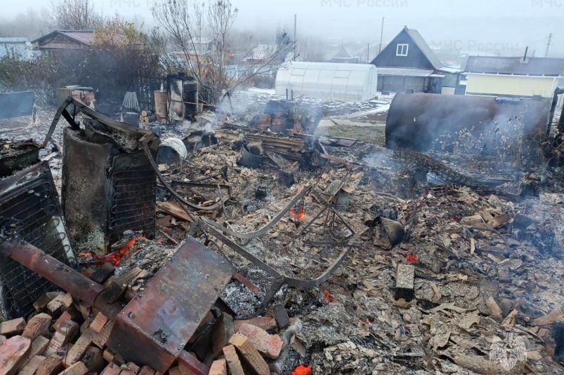 Тело мужчины обнаружили на пепелище в дачном поселке Братска