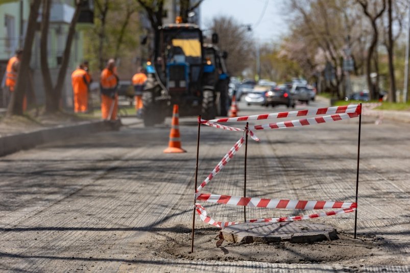 Дороги в Иркутске ремонтируют в усиленном режиме