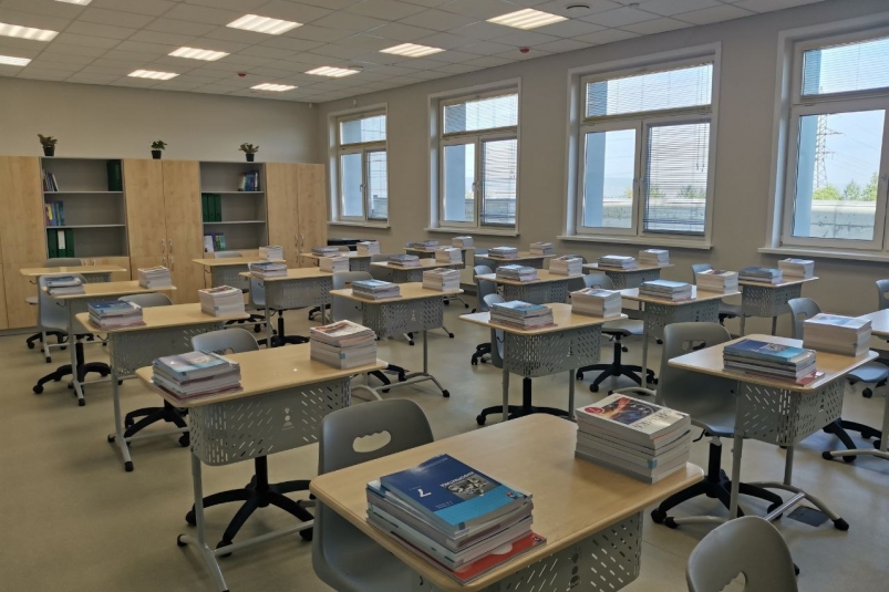 В Бодайбо для учеников школы №3 из зоны ЧС устроили обучение в другом учреждении