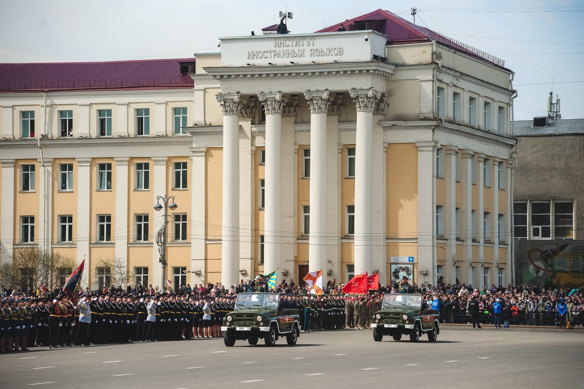 Торжественный парад Победы в Иркутске Юлия Ушакова, ИА IrkutskMedia