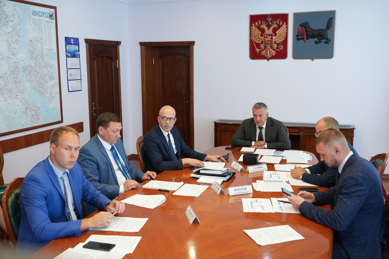 Заседание, встреча Пресс-служба правительства Иркутской области