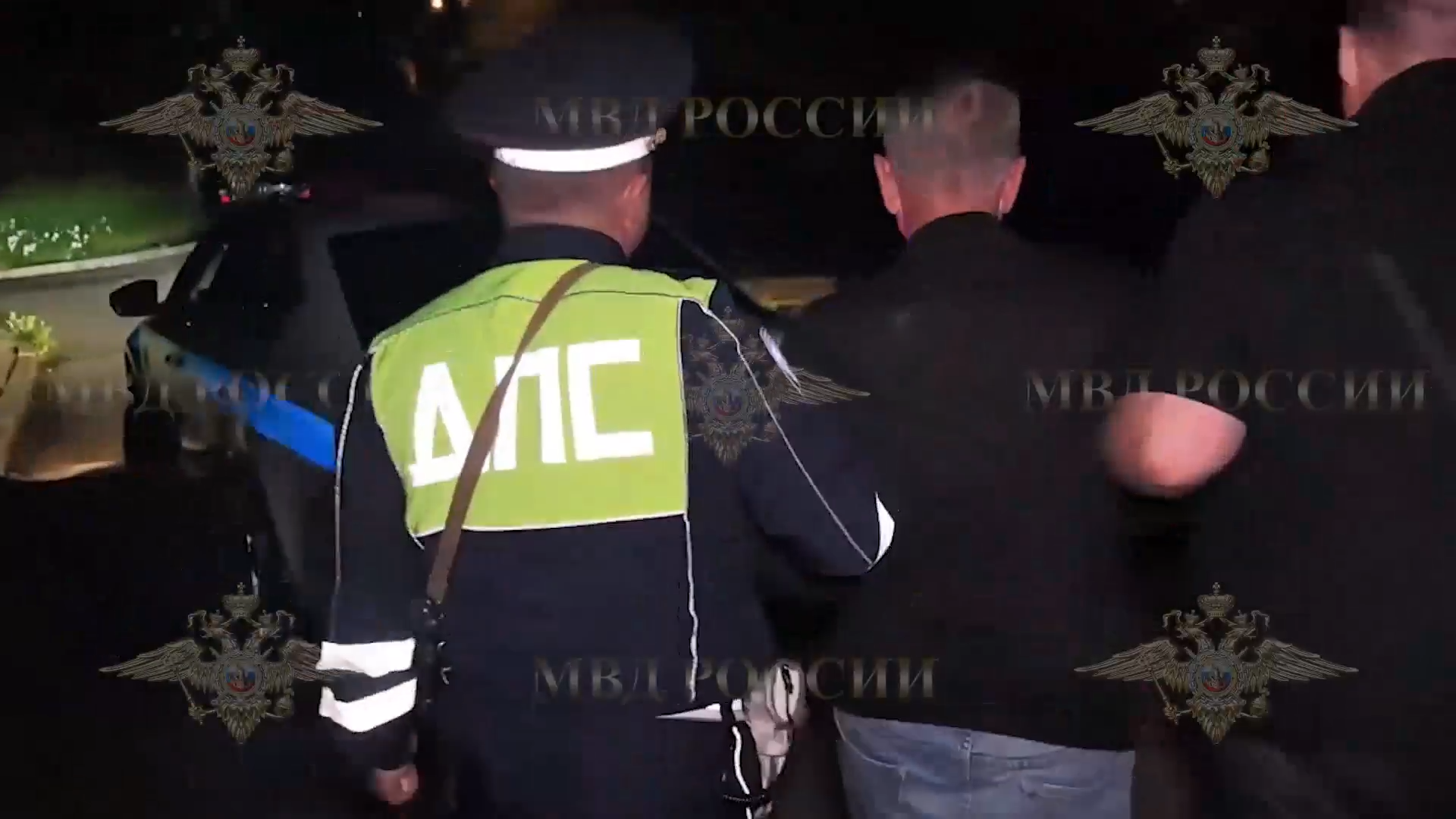 Задержание автомобилиста МВД России