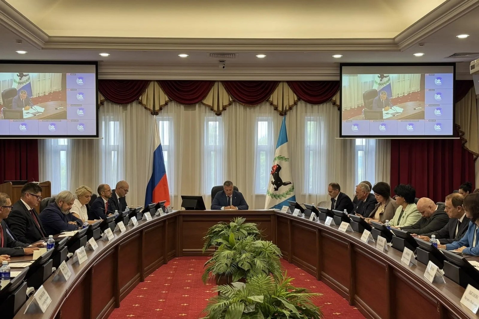 Совещание правительство Иркутской области