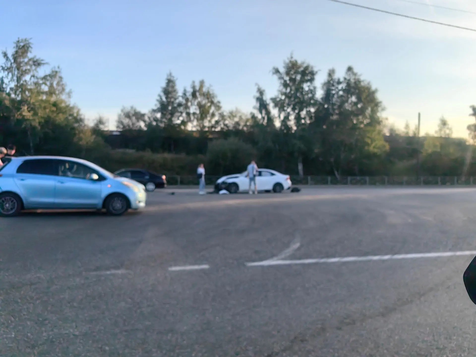 Lexus и Toyota столкнулись на объездной Ново-Ленино в Иркутске ИА IrkutskMedia